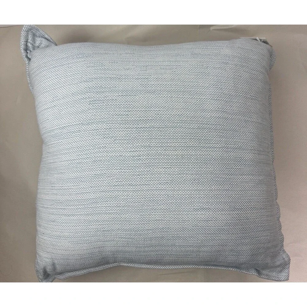 Hotel Collection $120 Light Blue 100% Cotton 20x20” Decorative Pillow